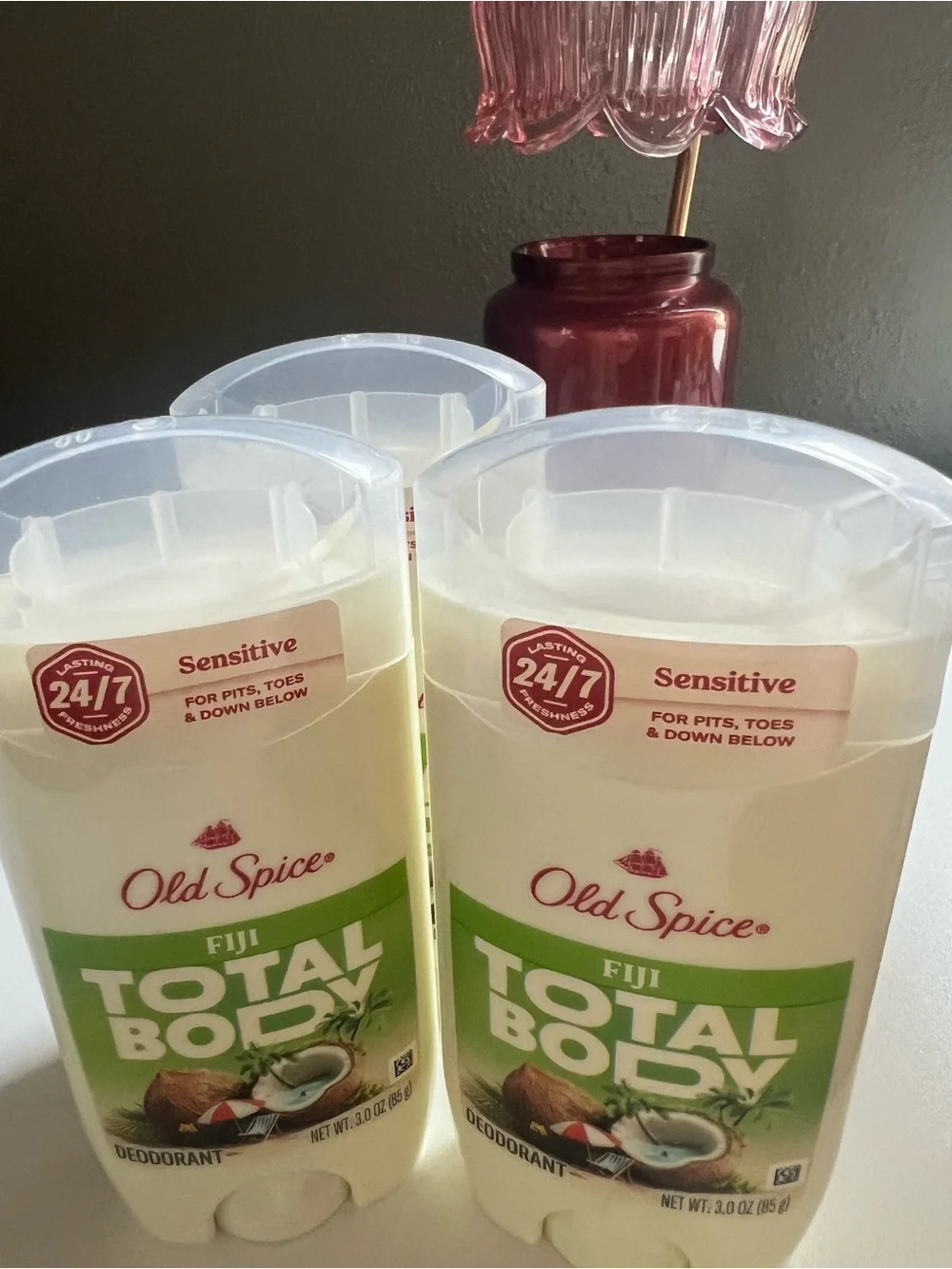 Old Spice Total Body Deodorant Bundle of 7 Total Fiji Scented Al Are Brand New!